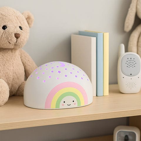 Rainbow Projector LED Night Light for Kids – Starry Sky Ceiling Projector Lamp