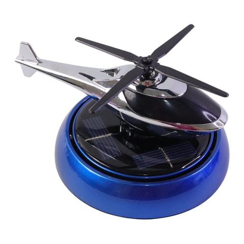 Solar Powered Helicopter Car Dashboard Air Freshener