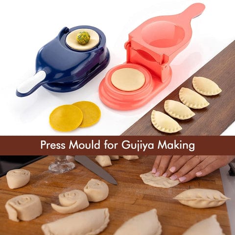 2-in-1 Dumpling Press Mould for Gujiya &amp; Momos