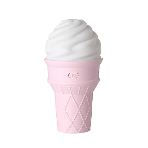 New Ice Cream Design LED Humidifier for Freshening Air &amp; Fragrance Spreading Spray button switch 1st pressing