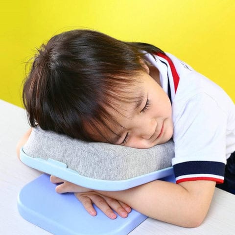 Soft Nap Doughnut Pillow | Foldable Kids Head Desk Pillow | Slow Rebound Desk Nap Pillow Easy to Carry for Office, School, Library, Outdoor