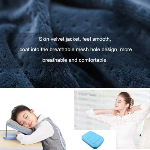 Soft Nap Doughnut Pillow | Foldable Kids Head Desk Pillow | Slow Rebound Desk Nap Pillow Easy to Carry for Office, School, Library, Outdoor