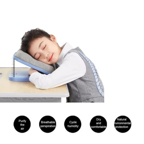 Soft Nap Doughnut Pillow | Foldable Kids Head Desk Pillow | Slow Rebound Desk Nap Pillow Easy to Carry for Office, School, Library, Outdoor