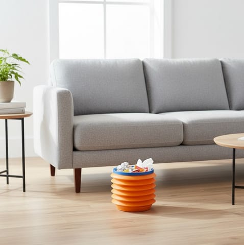 Foldable Storage Bucket, Water Container &amp; Dustbin Multiuser Bucket For Home, Car &amp; Kitchen Use Bucket