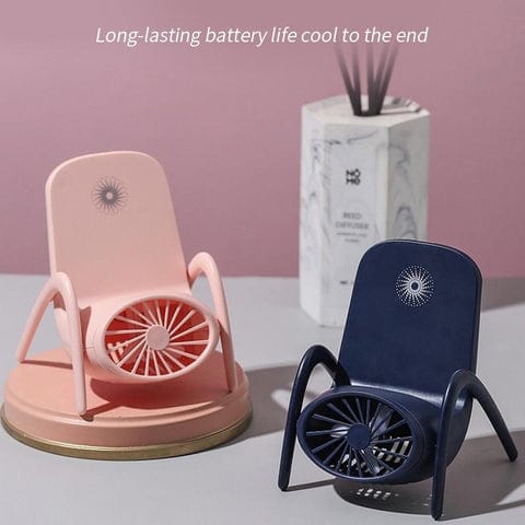 Portable Mobile Phone Holder Fan Personal Fan Multi - Function Fan Handheld Charging Fan (Battery Not Include)