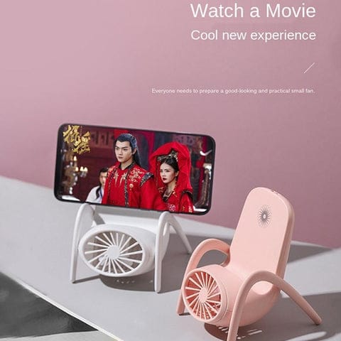 Portable Mobile Phone Holder Fan Personal Fan Multi - Function Fan Handheld Charging Fan (Battery Not Include)