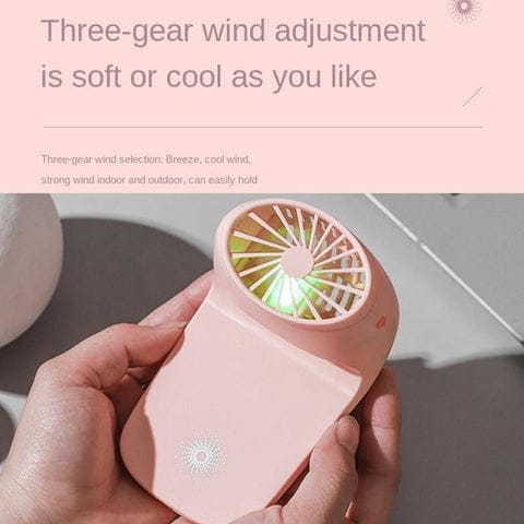 Portable Mobile Phone Holder Fan Personal Fan Multi - Function Fan Handheld Charging Fan (Battery Not Include)