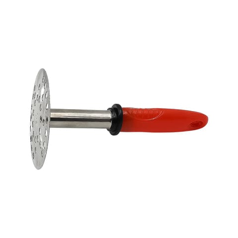 High Grade Stainless Steel Potato Crusher Vegetable Masher Paubhaji / Pav Bhaji Masher with Plastic handle (1 Pc)