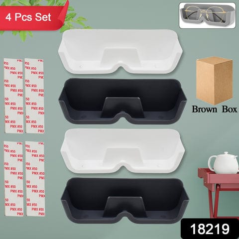 Sunglasses Holder Wall Mounted, Glasses Holder for Bathroom/Bedroom/Office/Door (4 Pcs Set)