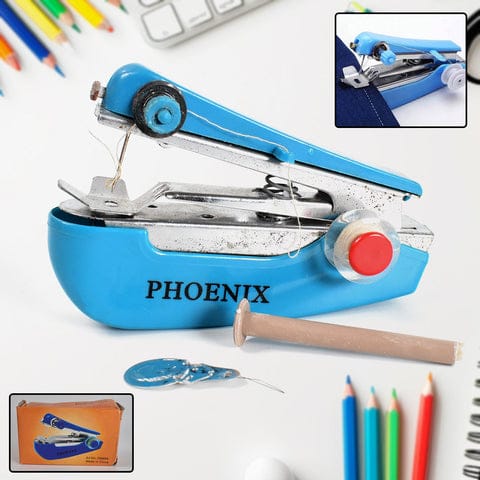 1237 Handy Stitching Stapler Machine Pocket Portable Mini Sewing Cordless Hand-Operated Manual Stitch Stapler Sillai Machine for Garment, Cloth