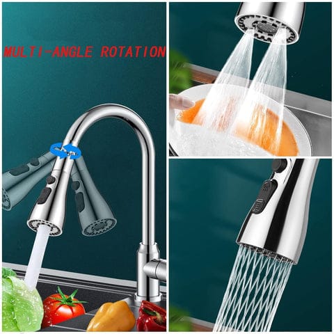 Kitchen Faucet 3-Function Pull Down Sink Sprayer Attachment for Faucet Pull Out Spray