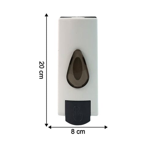 Wall Mounted Liquid Soap Dispenser – Refillable Bathroom and Kitchen Hand Wash/Shampoo/Lotion Dispenser with Push Button