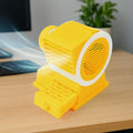 Mini Dual-Blade Portable USB Table Fan with Fragrance Tray – Compact Personal Cooling Fan for Office Desk, Travel &amp; Home Use