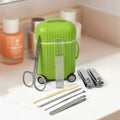 Manicure Kit, Pedicure tools for feet, Nail Clipper for women and Men, Perfect Gifts for Women and Men (8 Pcs Set / With Mini 4 Wheel Suitcase)