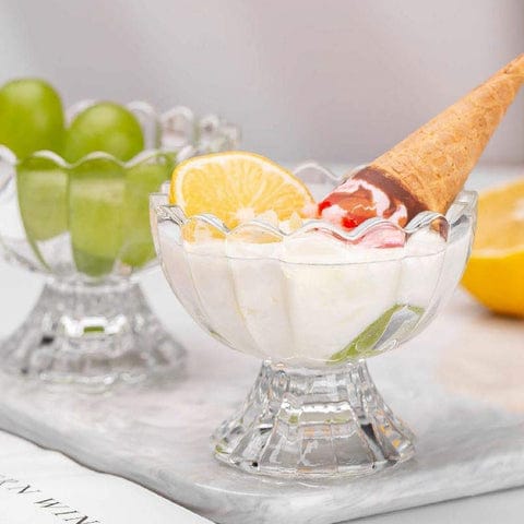 Serving Dessert Bowl Ice Cream Salad Fruit Bowl - 6pcs